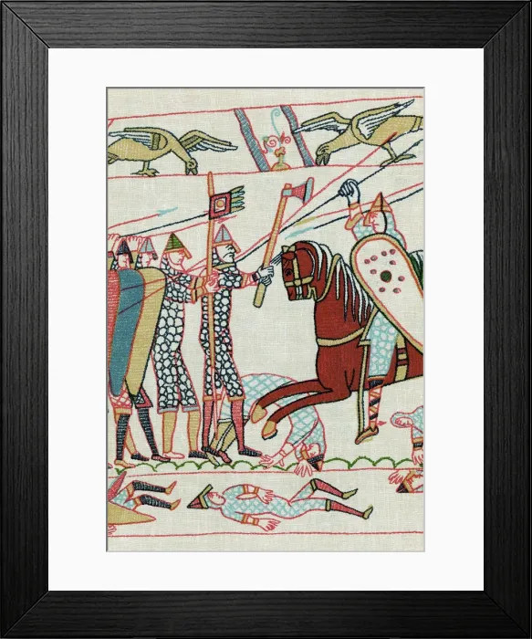 Framed Print : Battle of Hastings, 1066 (1070s) Framed Print : Battle of Hastings, 1066 (1070s)