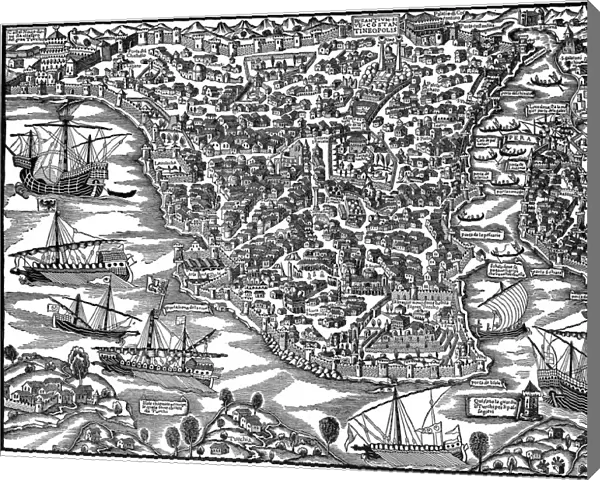 Constantinople, mid 16th century. Artist: Giovanni Andrea Vavassori