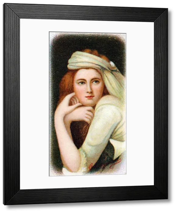 Framed Print : Lady Emma Hamilton (c1765-1851), mistress of Horatio Nelson Framed Print : Lady Emma Hamilton (c1765-1851), mistress of Horatio Nelson