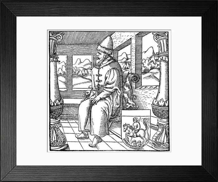 Framed Print : Ivan IV, Tsar of Russia Framed Print : Ivan IV, Tsar of Russia