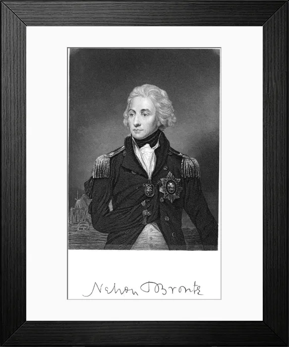 Framed Print : Horatio Nelson, 1st Viscount Nelson, English naval commander Framed Print : Horatio Nelson, 1st Viscount Nelson, English naval commander