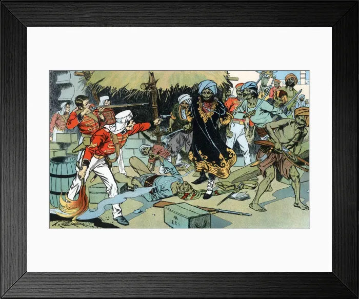 Framed Print : Mutineers attacking the magazine at Delhi, Indian Mutiny, 11 May 1857 (c1900) Framed Print : Mutineers attacking the magazine at Delhi, Indian Mutiny, 11 May 1857 (c1900)