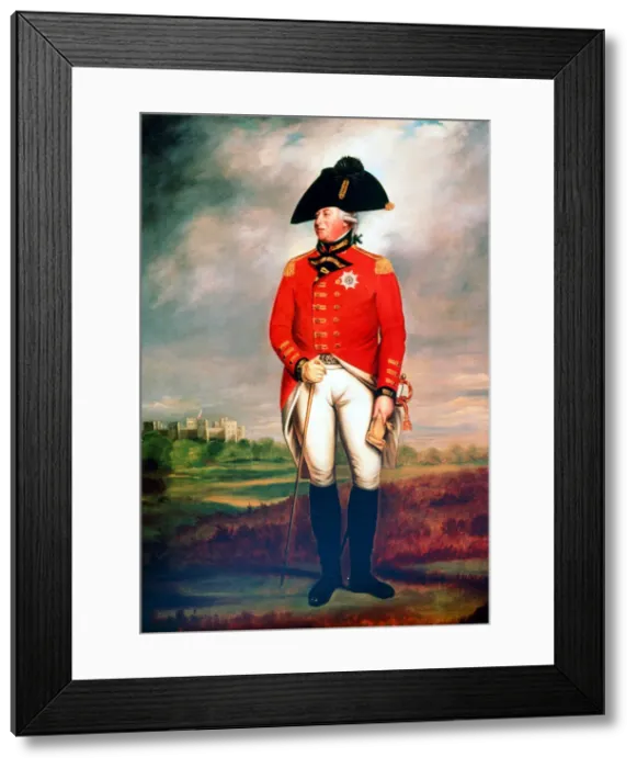 Framed Print : George III, King of England, c1800. Artist: Sir William Beechey Framed Print : George III, King of England, c1800. Artist: Sir William Beechey