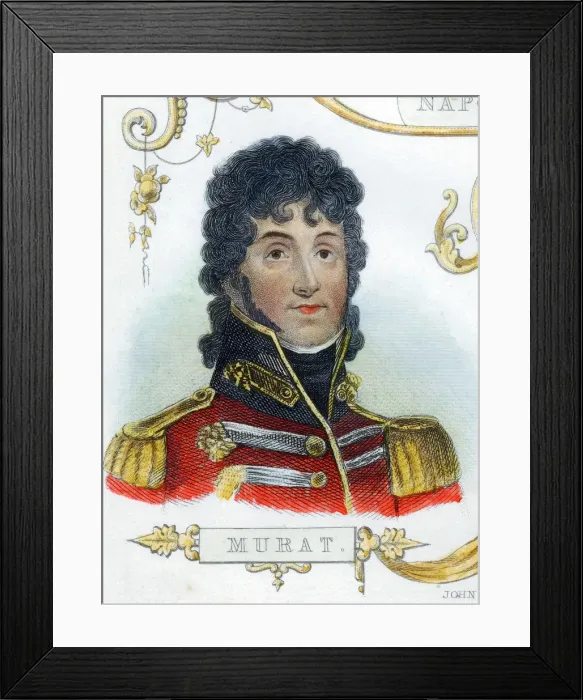 Framed Print : Joachim Murat, French soldier, c1830 Framed Print : Joachim Murat, French soldier, c1830