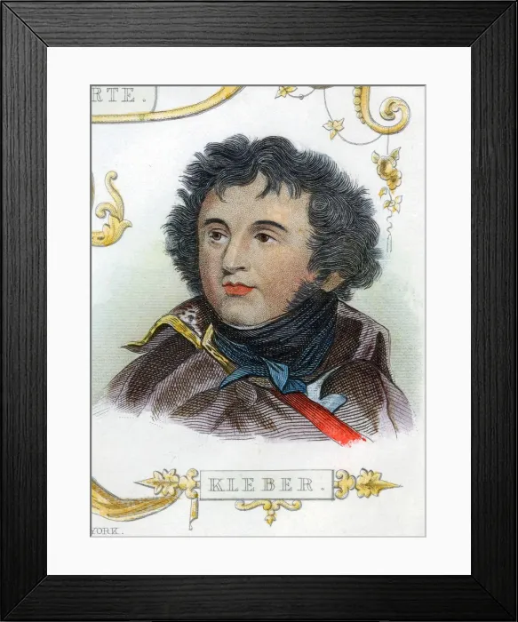 Framed Print : Jean Baptiste Kleber, French soldier, c1830 Framed Print : Jean Baptiste Kleber, French soldier, c1830