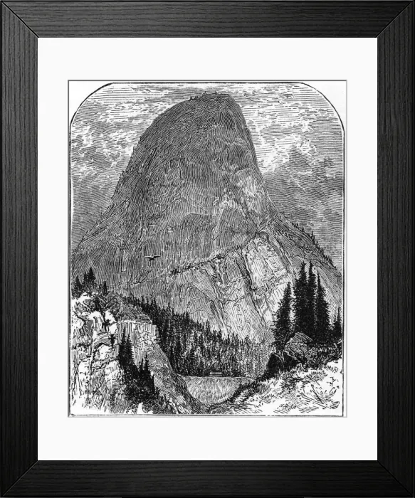 Framed Print : Yosemite Valley, California, c1875 Framed Print : Yosemite Valley, California, c1875