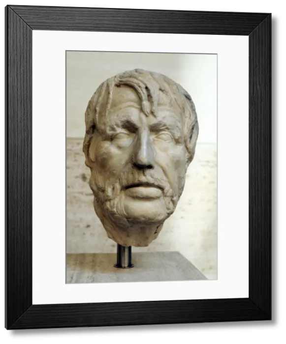 Framed Print : Bust of Marcus Annaeus Seneca, the Elder (c55 BC-40 AD), Roman Rhetorician, c1st century Framed Print : Bust of Marcus Annaeus Seneca, the Elder (c55 BC-40 AD), Roman Rhetorician, c1st century