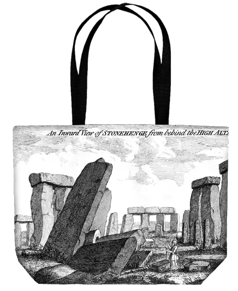 An Inward View of Stonehenge from behind the High Altar, 1760
