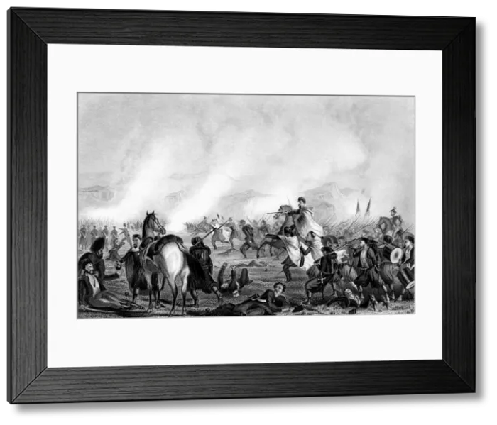 Framed Print : Battle of Inkerman, Crimean War, 5 November 1854 (c1856) Framed Print : Battle of Inkerman, Crimean War, 5 November 1854 (c1856)