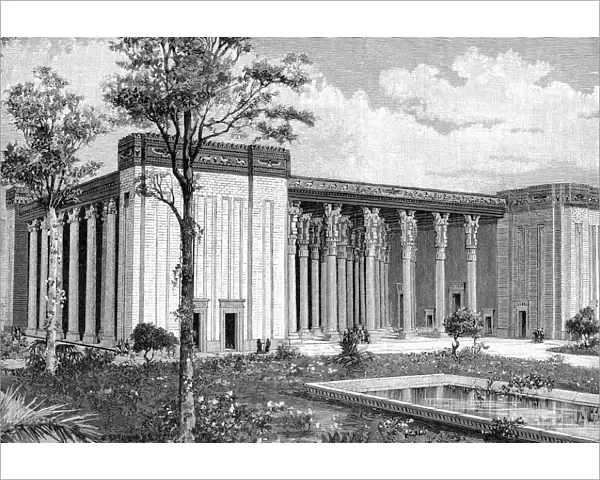 Palace of Artaxerxes II Mnemon, Susa, Persia, 4th century BC (1891)
