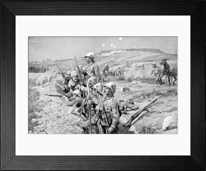 Framed Print : Siege of Ladysmith, South Africa, Boer War, 1899-1900 Framed Print : Siege of Ladysmith, South Africa, Boer War, 1899-1900