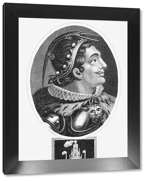 Ptolemy I, Soter, King of Egypt, 1803. Artist: John Chapman