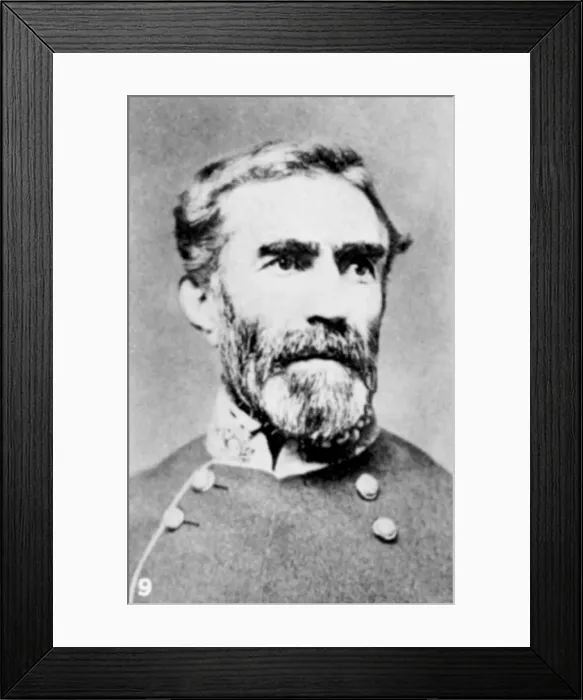 Framed Print : Braxton Bragg, American soldier Framed Print : Braxton Bragg, American soldier