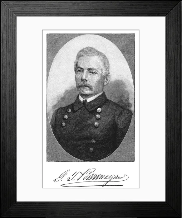 Framed Print : Pierre Gustave Toutant Beauregard, American soldier, 1863 Framed Print : Pierre Gustave Toutant Beauregard, American soldier, 1863