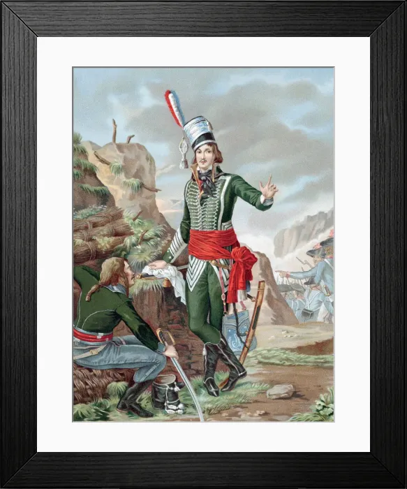 Framed Print : Francois Severin Marceau-Desgraviers, French revolutionary soldier Framed Print : Francois Severin Marceau-Desgraviers, French revolutionary soldier