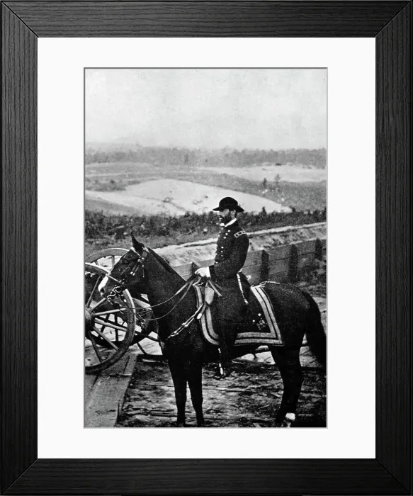 Framed Print : William Tecumseh Sherman, American soldier, 1864. Artist: Matthew Brady Framed Print : William Tecumseh Sherman, American soldier, 1864. Artist: Matthew Brady