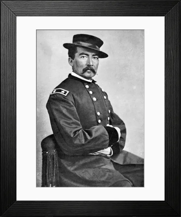 Framed Print : Philip Henry Sheridan, American soldier, c1860s. Artist: Matthew Brady Framed Print : Philip Henry Sheridan, American soldier, c1860s. Artist: Matthew Brady