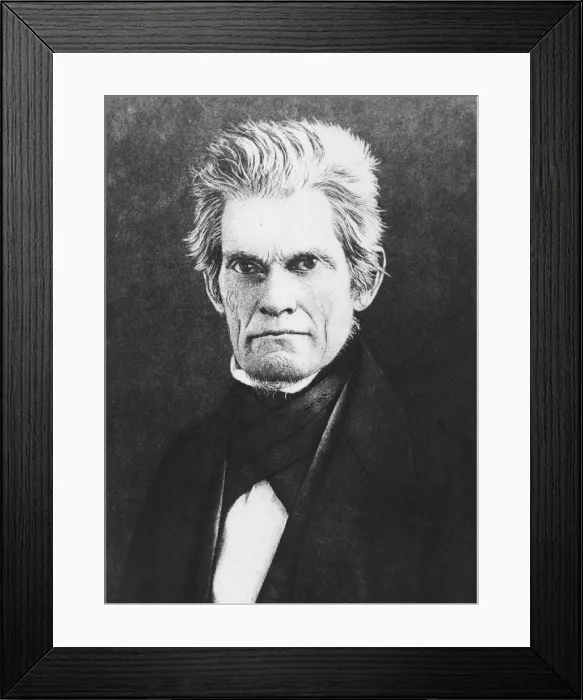 Framed Print : John Caldwell Calhoun, American statesman, 19th century