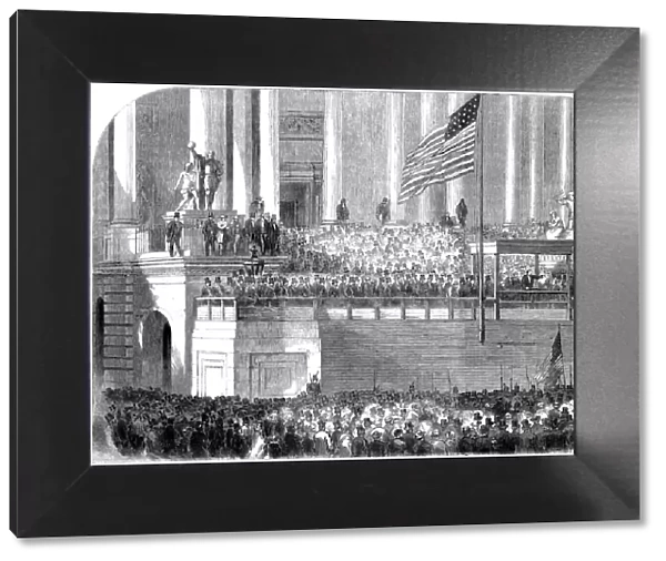 Inauguration of President Lincoln, Washington DC, 4 March 1861