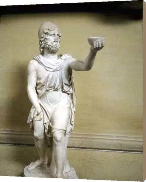 Statue of Odysseus, hero of Homers epic poem The Odyssey