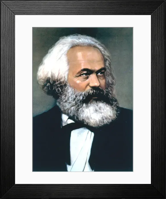 Framed Print : Karl Marx, German social, political and economic theorist Framed Print : Karl Marx, German social, political and economic theorist