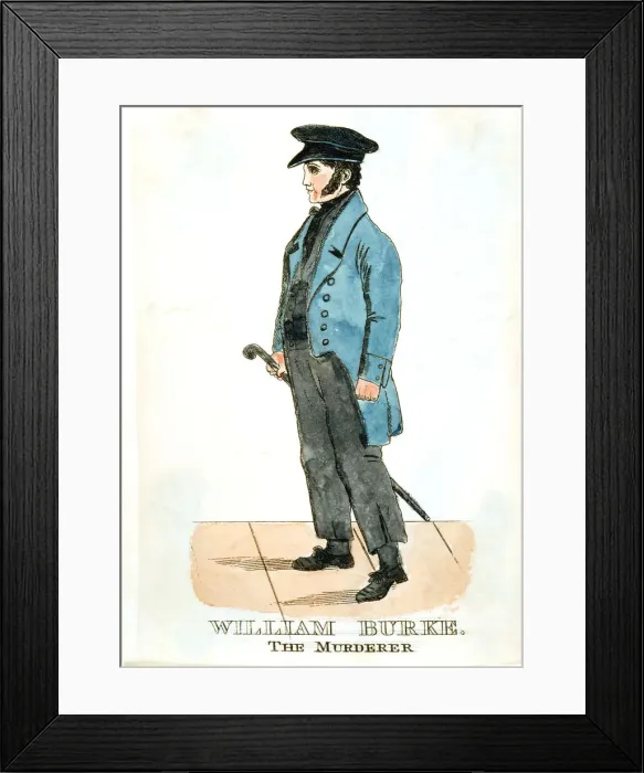 Framed Print : William Burke, Irish murderer and body snatcher Framed Print : William Burke, Irish murderer and body snatcher
