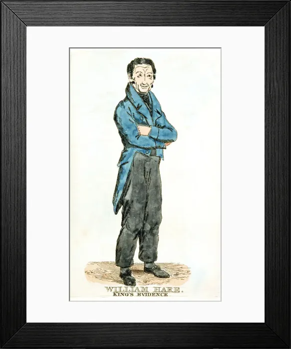 Framed Print : William Hare, murderer and body snatcher Framed Print : William Hare, murderer and body snatcher