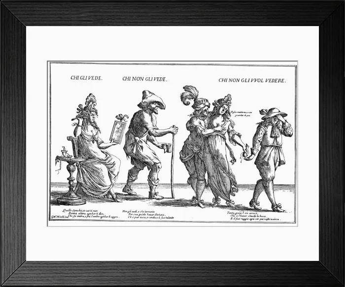 Framed Print : Prostitution, 17th century Framed Print : Prostitution, 17th century