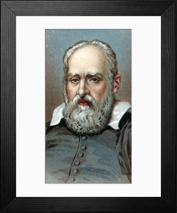 Framed Print : Galileo Galilei, Italian astronomer and mathematician, c1630s Framed Print : Galileo Galilei, Italian astronomer and mathematician, c1630s