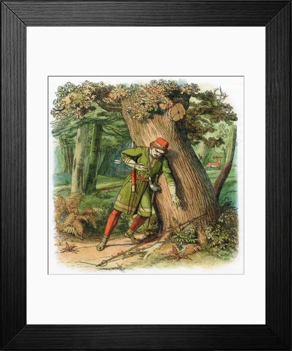 Framed Print : Death of King William II, 1100 (1864) Framed Print : Death of King William II, 1100 (1864)