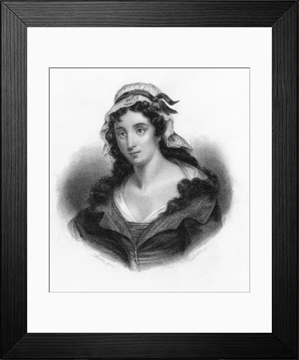 Framed Print : Charlotte Corday, murderer of French revolutionary Jean-Paul Marat, 1793 Framed Print : Charlotte Corday, murderer of French revolutionary Jean-Paul Marat, 1793