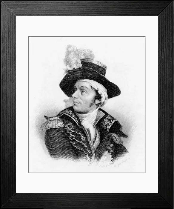 Framed Print : Francois Athanase de Charette de la Contrie, French royalist counter-revolutionary leader, 1790s Framed Print : Francois Athanase de Charette de la Contrie, French royalist counter-revolutionary leader, 1790s