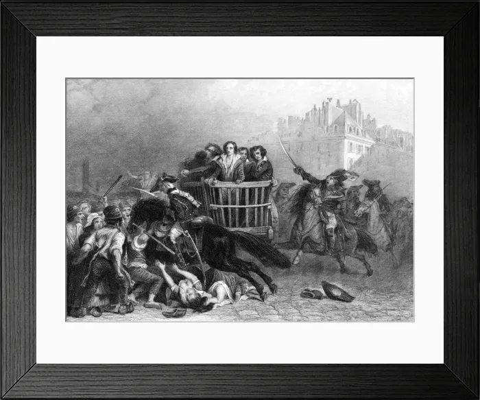 Framed Print : Victims of the Terror, French Revolution, 1794 Framed Print : Victims of the Terror, French Revolution, 1794