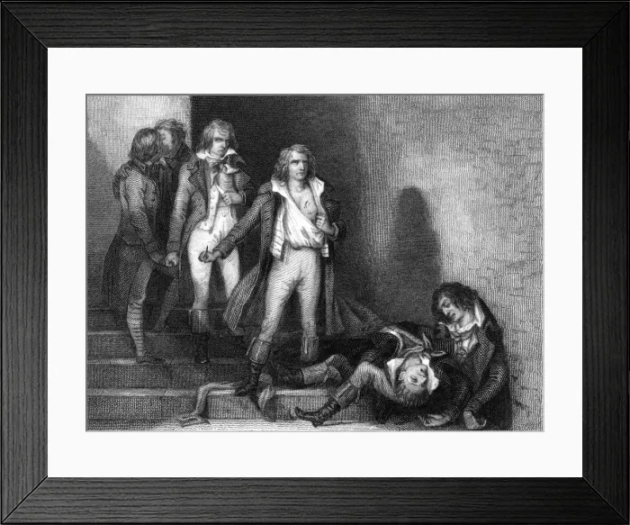 Framed Print : Suicide of Romme, Goujon, Duquesnoy, Soubrany and Bourbotte, French Revolution, 1795 Framed Print : Suicide of Romme, Goujon, Duquesnoy, Soubrany and Bourbotte, French Revolution, 1795