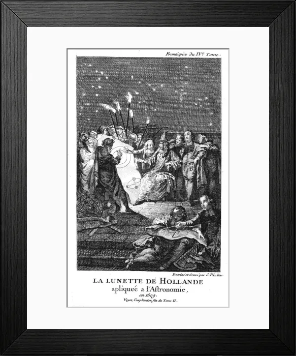 Framed Print : Galileo Galilei, Italian astronomer and mathematician, 1609 (1747). Artist: Jacques Philippe Le Bas Framed Print : Galileo Galilei, Italian astronomer and mathematician, 1609 (1747). Artist: Jacques Philippe Le Bas