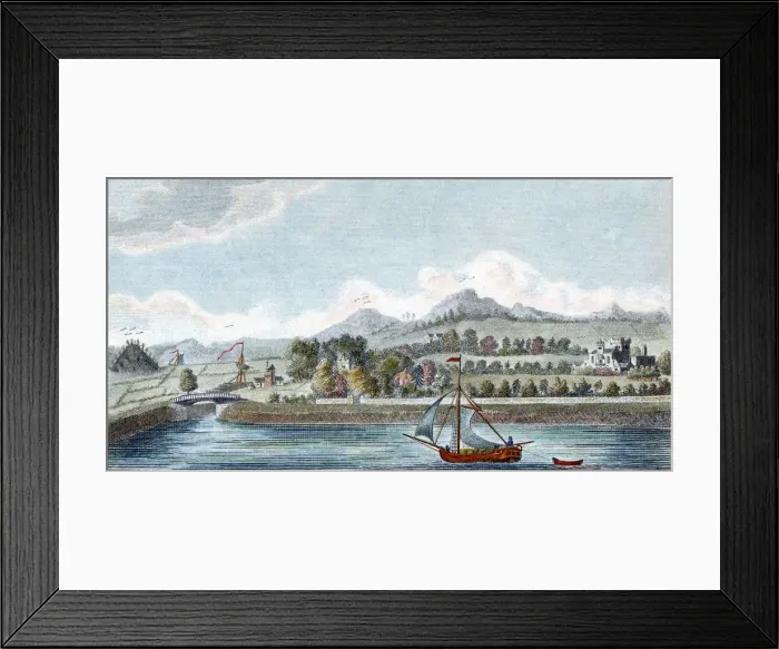 Framed Print : Basin of the Caledonian Ship Canal at Muirtown near Inverness, Scotland, 1822 Framed Print : Basin of the Caledonian Ship Canal at Muirtown near Inverness, Scotland, 1822