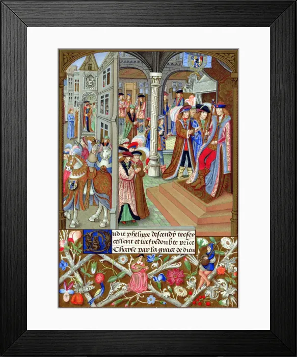 Framed Print : Charles the Bold, Duke of Burgundy, 15th century Framed Print : Charles the Bold, Duke of Burgundy, 15th century