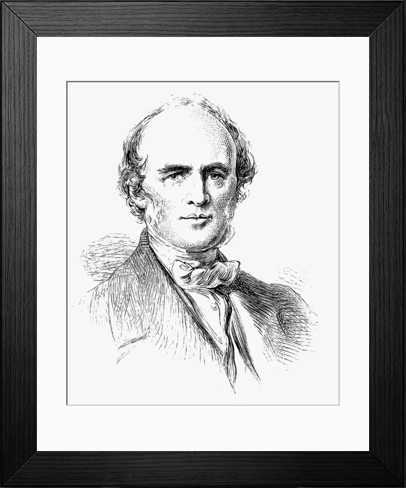 Framed Print : Charles Lyell, Scottish-born British geologist, 19th century Framed Print : Charles Lyell, Scottish-born British geologist, 19th century