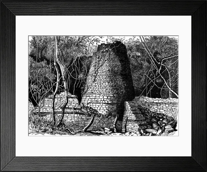 Framed Print : Ruins of Great Zimbabwe, Africa, 1892 Framed Print : Ruins of Great Zimbabwe, Africa, 1892