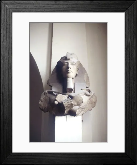 Framed Print : Carved head of king Akhenaten, Ancient Egyptian, 18th Dynasty, c1353-c1334 BC Framed Print : Carved head of king Akhenaten, Ancient Egyptian, 18th Dynasty, c1353-c1334 BC