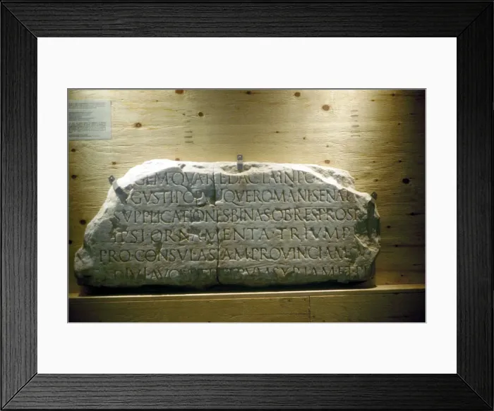 Framed Print : Roman texts from the Christian period 3-400 AD Framed Print : Roman texts from the Christian period 3-400 AD