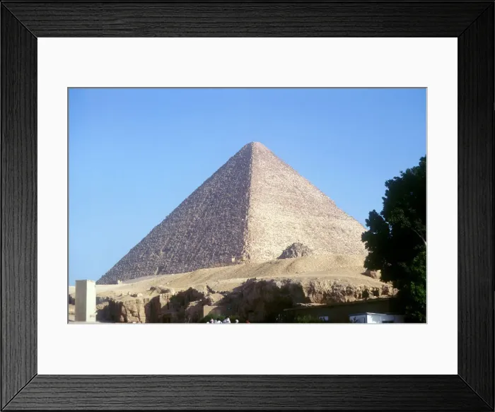 Framed Print : Great Pyramid of Cheops at Giza, Egypt, 4th dynasty, Old Kingdom, 26th century BC Framed Print : Great Pyramid of Cheops at Giza, Egypt, 4th dynasty, Old Kingdom, 26th century BC