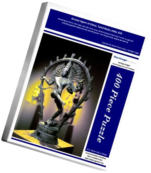 Bronze figure of Shiva, Tamil Nadu, India, 950