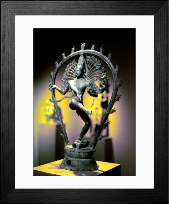 Framed Print : Bronze figure of Shiva, Tamil Nadu, India, 950 Framed Print : Bronze figure of Shiva, Tamil Nadu, India, 950