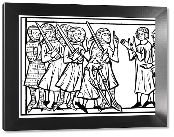 Christian prisoners taken during a crusade, 13th century