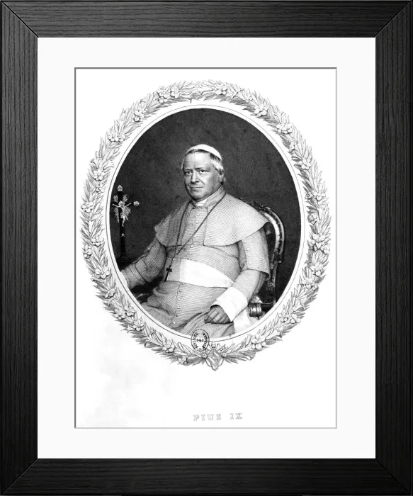 Framed Print : Pope Pius IX Framed Print : Pope Pius IX