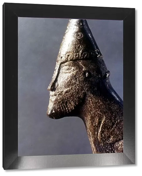 Head of a Viking warrior, c9th-11th century