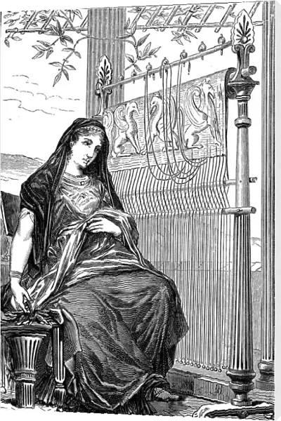 Penelope and her loom, 1886