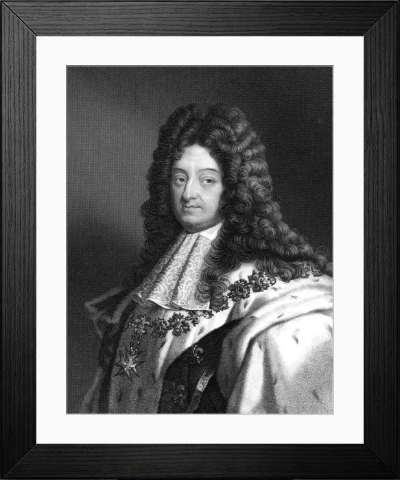 Framed Print : Louis XIV, king of France from 1643, c1835 Framed Print : Louis XIV, king of France from 1643, c1835