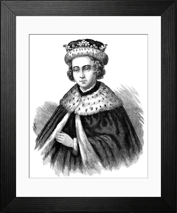 Framed Print : Edward V, one of the Princes in the Tower, c1880 Framed Print : Edward V, one of the Princes in the Tower, c1880
